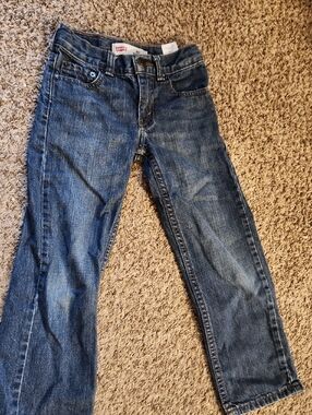 Levi's Kids Dark Blue Straight Leg Jeans